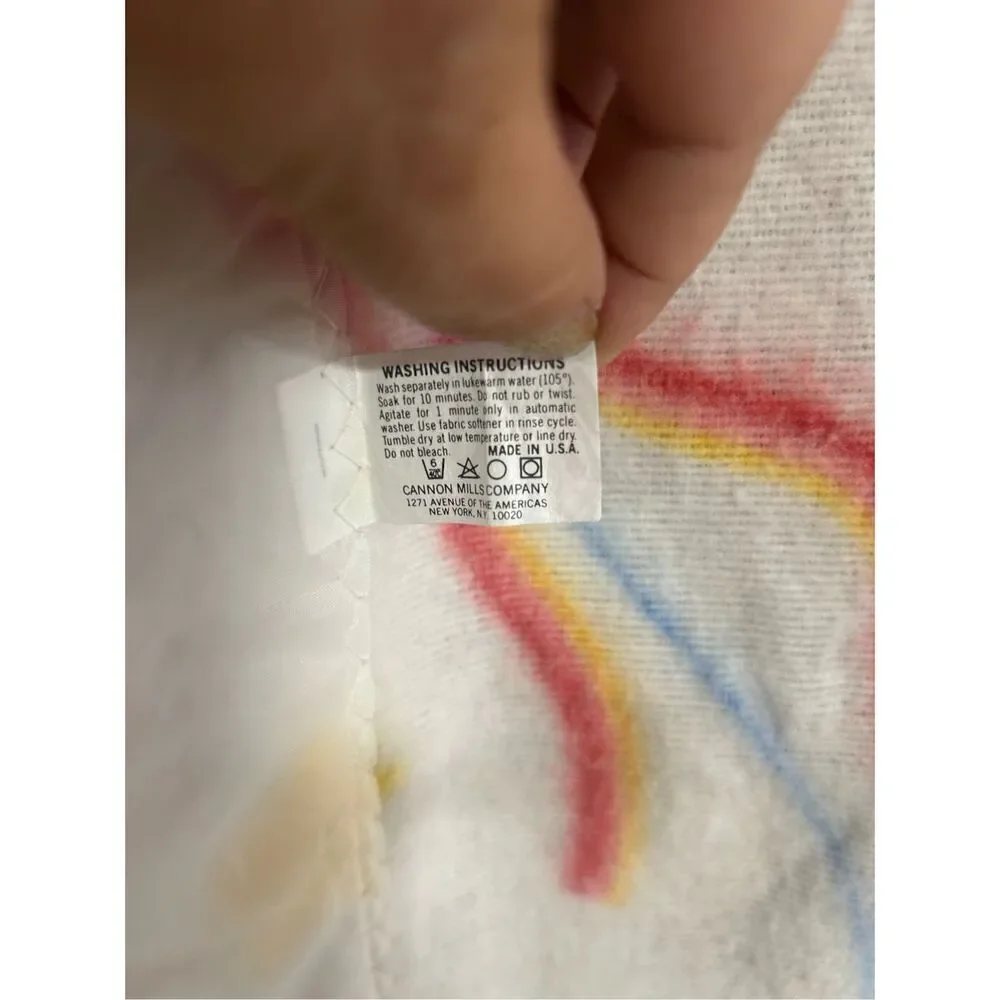 Canon Mills Rainbow 3x4 Silky Edge Blanket